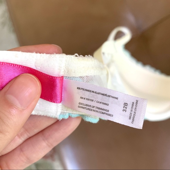 Blush Ruffled Mesh Bra - 32B - Picture 8 of 8